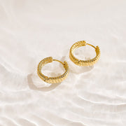 Golden Hoop Earrings