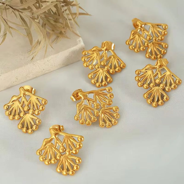 JEWELRY EH198 New Chinese Explosion of Small Pine Branches Pine Leaves Tree Branches Branch Earrings