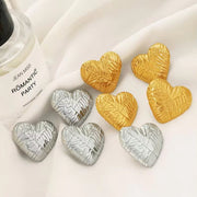JEWELRY EH175 French Large Love Earrings Versatile Simple Temperament Trend Earrings