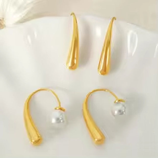 JEWELRY EH113 Factory Hot Sale Premium Sense of Unique Pearl Earrings Burst Tender Temperament Earrings