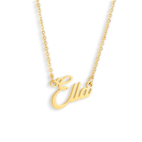Custom/Personalized Nameplate Cable Necklace