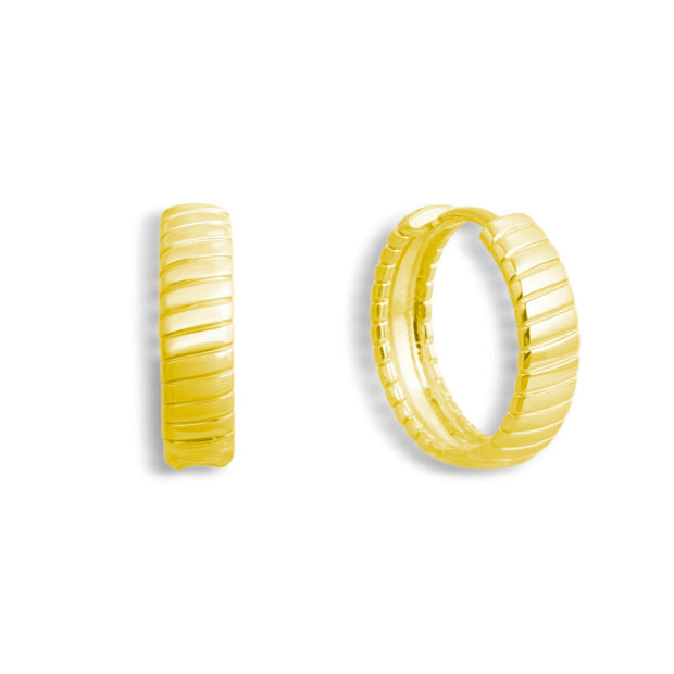 Golden Hoop Earrings