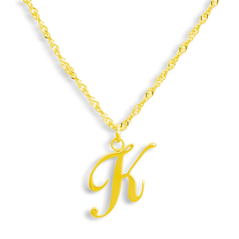Golden Letter Necklace