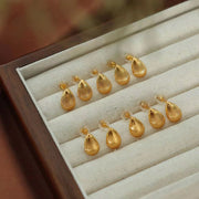 JEWELRY EH20 Factory Hot Sale Vintage Shell Striped Earrings Versatile Stud Earrings