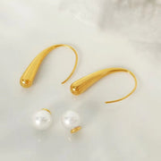 JEWELRY EH113 Factory Hot Sale Premium Sense of Unique Pearl Earrings Burst Tender Temperament Earrings
