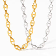 Ins Gold Plated Stainless Steel Pig Nose Designer Chokers Necklace for Women