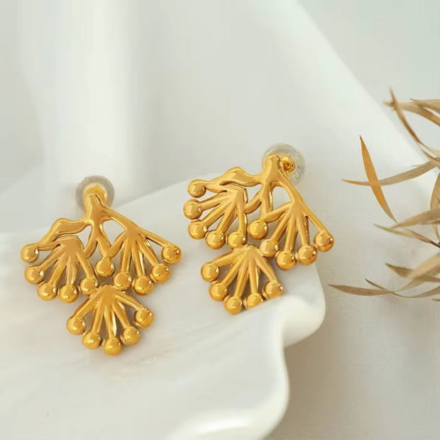 JEWELRY EH198 New Chinese Explosion of Small Pine Branches Pine Leaves Tree Branches Branch Earrings